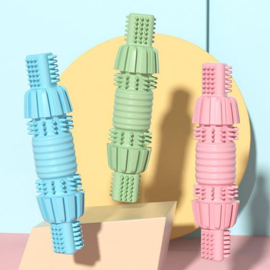 Bite Resistant Dog Chew Toy Stress Relief Release Energy Interactive Teeth Cleaning Puppy Toy for Aggressive Chewers Small Medium Breed