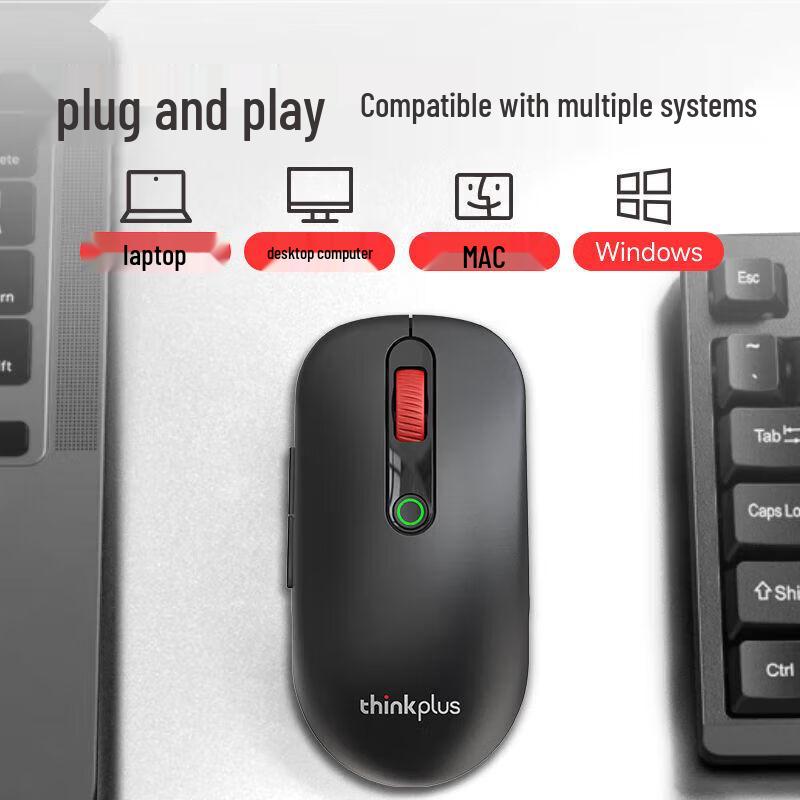 Lenovo WL400 Wireless Bluetooth Dual Mode Mouse