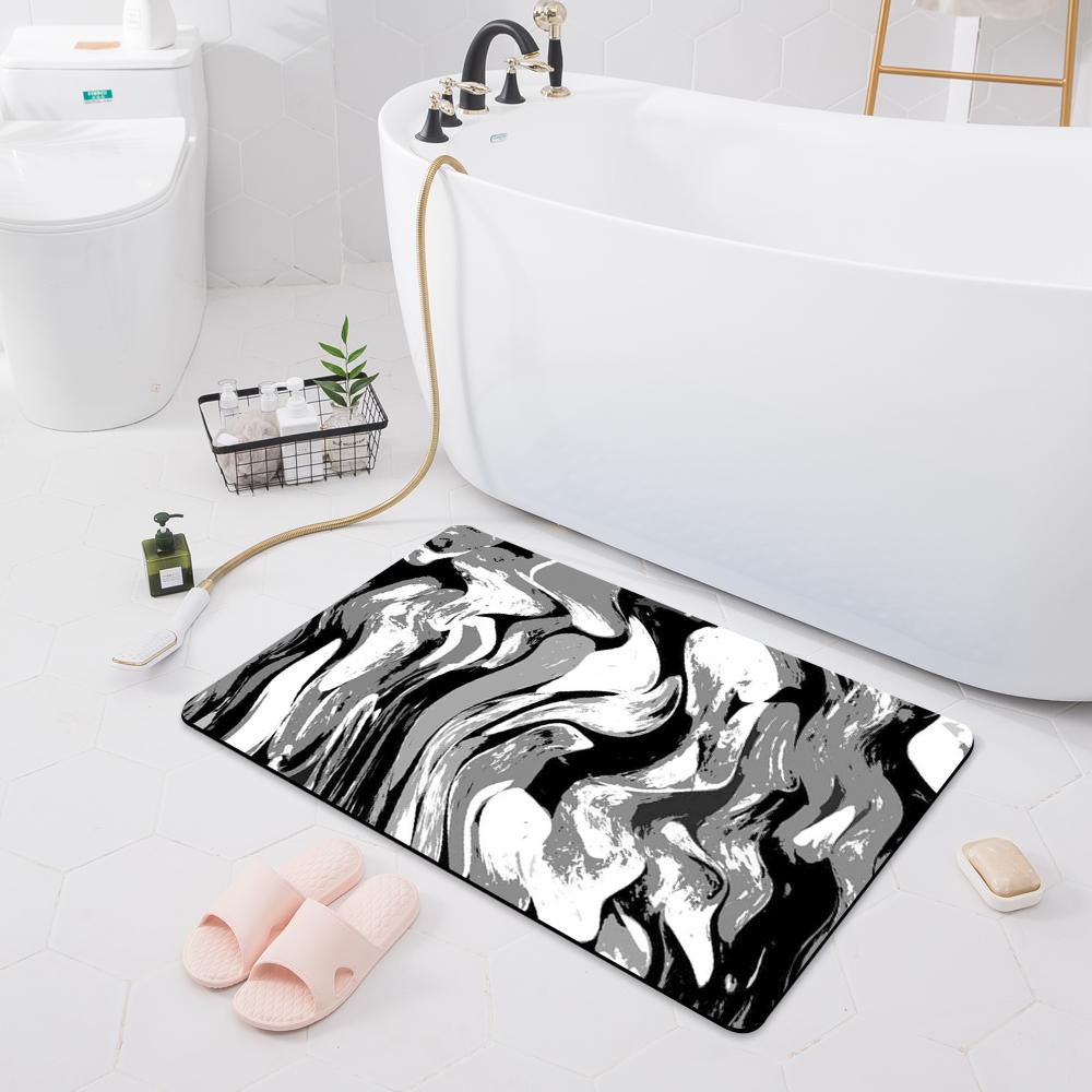 Non-slip Absorbent Mat Entry Door Mat Bathroom Shower Carpet Home Bathroom Bedroom Floor Kitchen Carpet