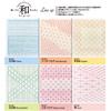 Olympus Sashiko Embroidery Kit for Japanese Style Wave Dishcloths, "Nagomi" (Seigaiha Pattern) SK-475