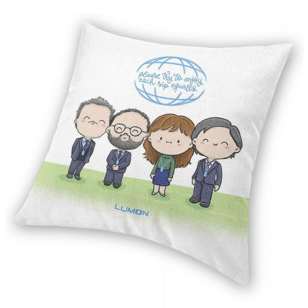 Severance Lumon Characters Square Pillowcase Polyester Linen Velvet Printed Zip Decorative Throw Pillow Case Home Cushion Cover
