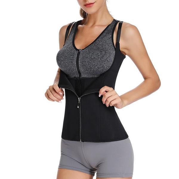 Ayollar uchun belni shakllantiruvchi korset-vest vazn yo'qotish uchun, sport uchun, tana shaklini chiroyli qiluvchi, mashg'ulot uchun, ko'krak ostidan mahkamlovchi, po'latdan yasalgan qovurg'ali, qorinni tortuvchi toplar, shakllantiruvchi ichki kiyim