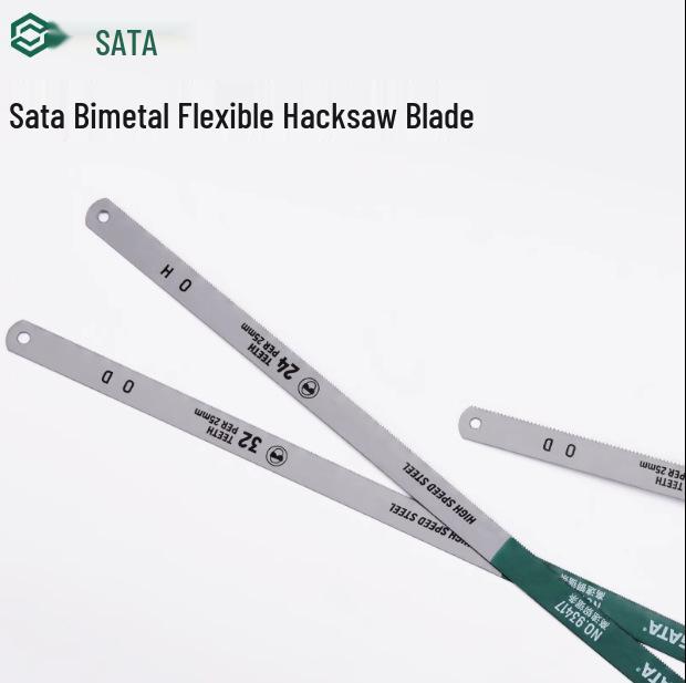 Ручная ножовка SATA 12", быстрорежущая сталь, нержавеющая сталь 93416/93417/93418.