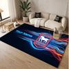Custom Rug Ipswich Town Pattern Print Name Text Soft Non‑Slip Floor Carpet for Home Indoor Decoration