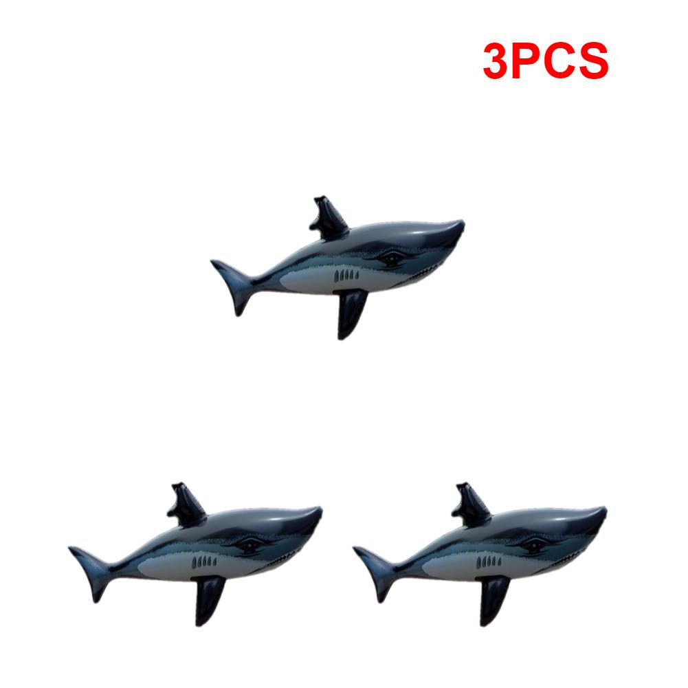 1-5PCS Floating Shark Float Toy Kids Adults Inflatable Water Swimming Pool Simulation Whale Fish Animals Toys Pool Accessories