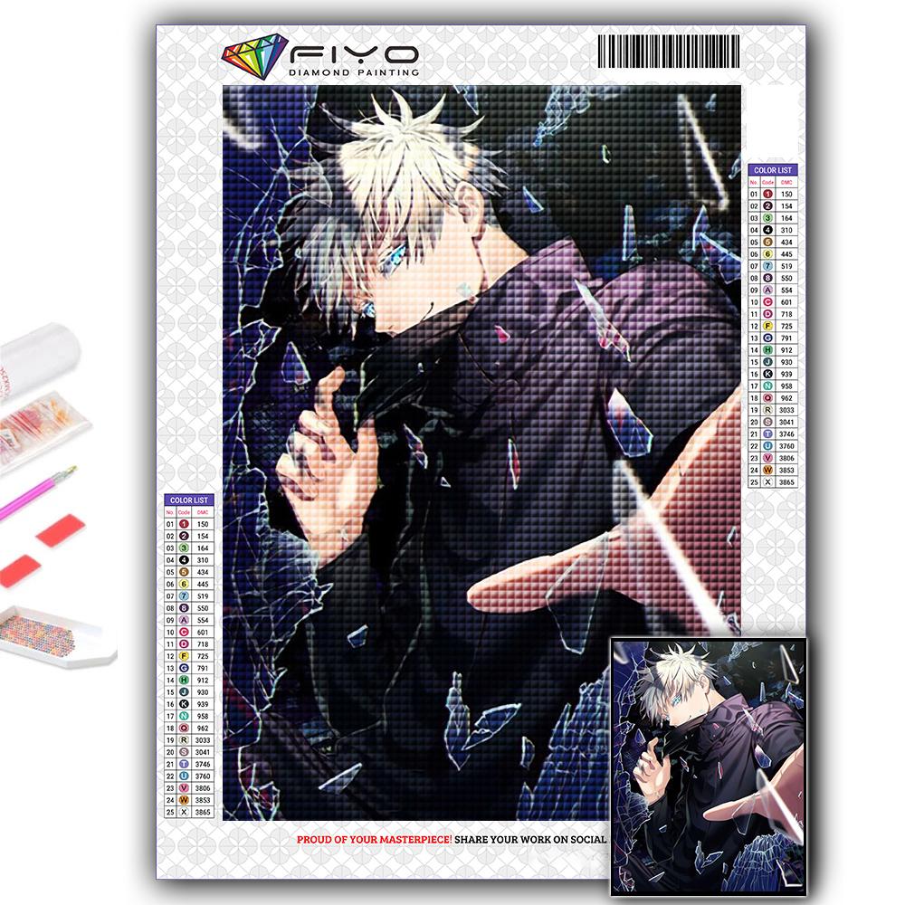 5D DIY Алмазная вышивка Дзюдзюцу Кайсен Алмазная картина Мозаика Украшение дома