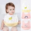Flexible Silicone Bib with Cup Bib with Pocket Soft Waterproof Washable