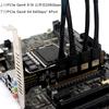 Карта расширения PCI-Express Bifurcation To SFF-8612 Split PCI Express GEN4 64 Гбит/с 1/4X SFF-8612 SFF-8611 Внутренний адаптер
