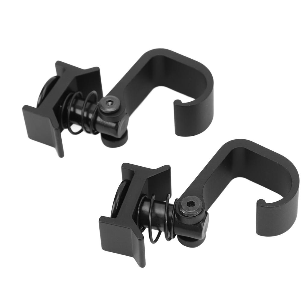 1 Pair L Rail Tie Down Anchor Point 360 Degree Rotation Base Tie Down Single Stud Fitting Hook for Truck Trailer UTV