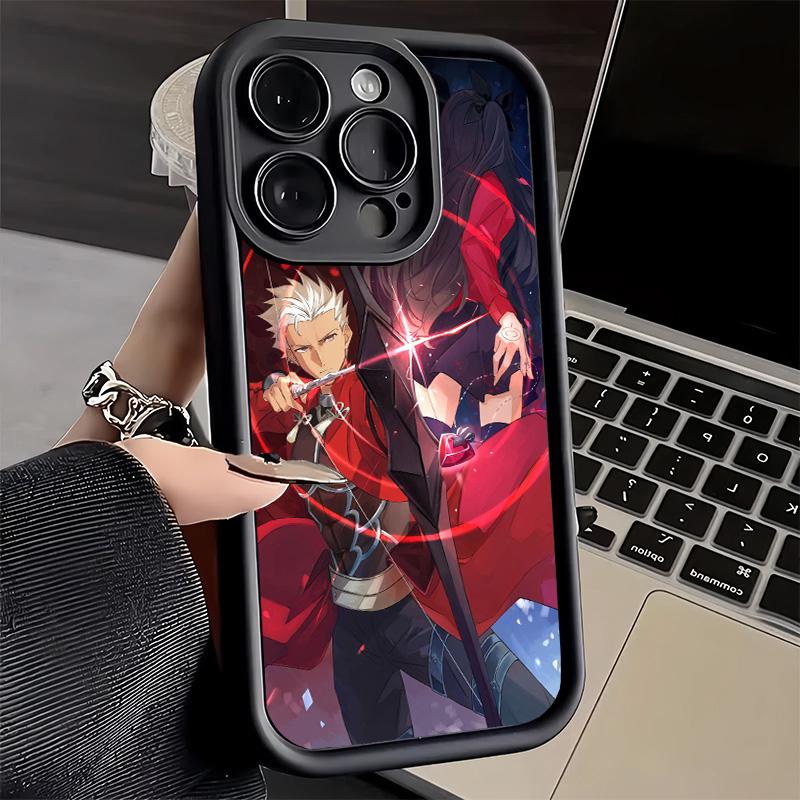 Чехол для телефона iPhone 17 Air 16E 15 16 Pro Max Fate Zero Stay Night Archer Чехол 14 Plus 13 12 Mini Мягкий Силиконовый Fundas