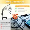 5-в-1 USB-кабель для зарядки 1,2 м для Nintendo New 3DS (XL/LL), 2DS, DSi (XL/LL), Wii U, PSP 1000/2000...