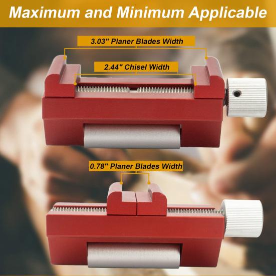 Направляющая для хонингования Прочная конструкция Регулируемый износостойкий держатель для заточки долота по дереву Поставка для мастерской