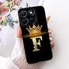 For Motorola Edge 70 Fusion 2026 Crown Letter Phone Case For Motorola Edge70 Fusion 5G XT2605 Black Silicone Soft Cases Bumpers
