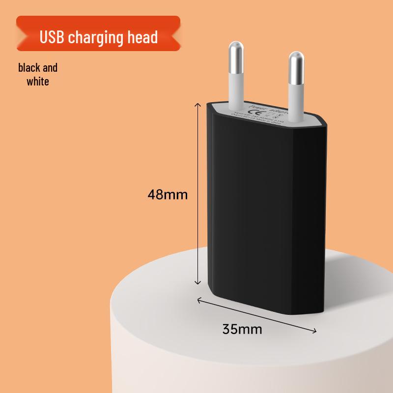 USB-зарядное устройство 4-го поколения 5V1A Европейского стандарта с адаптером с плоской вилкой