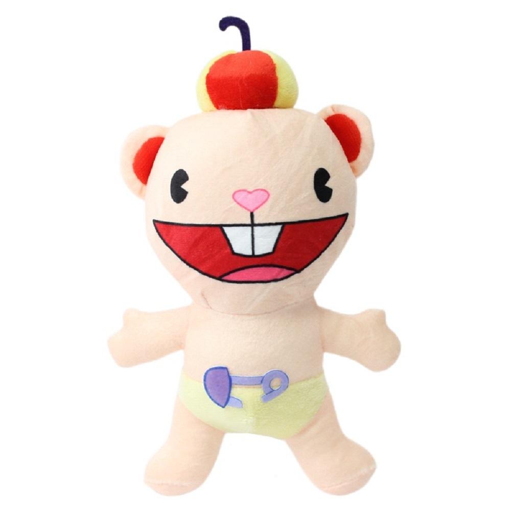 25CM HTF Happy Tree Friends Anime Happy Tree Friends Soldier Fliqpy Plush Toys Dolls Military Flipy Doll Plush Toy for Kids Gift