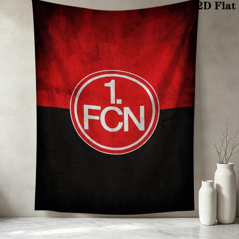 1 FC Nürnberg Wall Tapestry Aesthetic Wall Hanging Printed Fabric Blanket Decorative Tapestries for Bedroom Living Room Home Decor