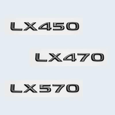 Глянцевый черный 3D ABS буквы номер LX450 LX470 LX570 эмблема для багажника автомобиля логотип наклейка аксессуары для значков
