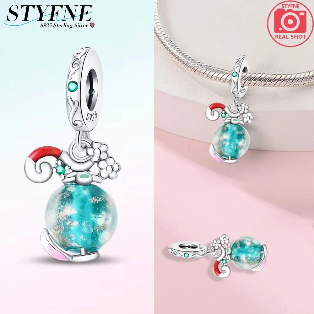 Charms Copper Original Floral Umbrella Four Leaf Clover Moon Butterfly Bracelets Beads Fit Women Diy Fine Jewelry Gifts