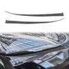 2x Real Carbon Fiber Front Headlight Below Lamp Strip Trim For Corvette C8 20-24