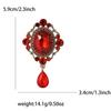High-End Retro Small Court Pendant Baroque Brooch Fashion Temperament Women'S Clothing Corsage Jewelry Pin