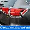 Аксессуары Для Mitsubishi Outlander 2015-2018 Хромированная Накладка на Задний Фонарь Рамка Защиты Заднего Фонаря