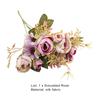 Имитация цветка, реалистичный декоративный подарок, практичный настоящий сенсорный искусственный цветок розы, букет невесты для дома