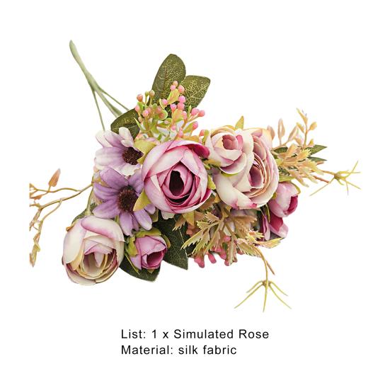 Имитация цветка, реалистичный декоративный подарок, практичный настоящий сенсорный искусственный цветок розы, букет невесты для дома