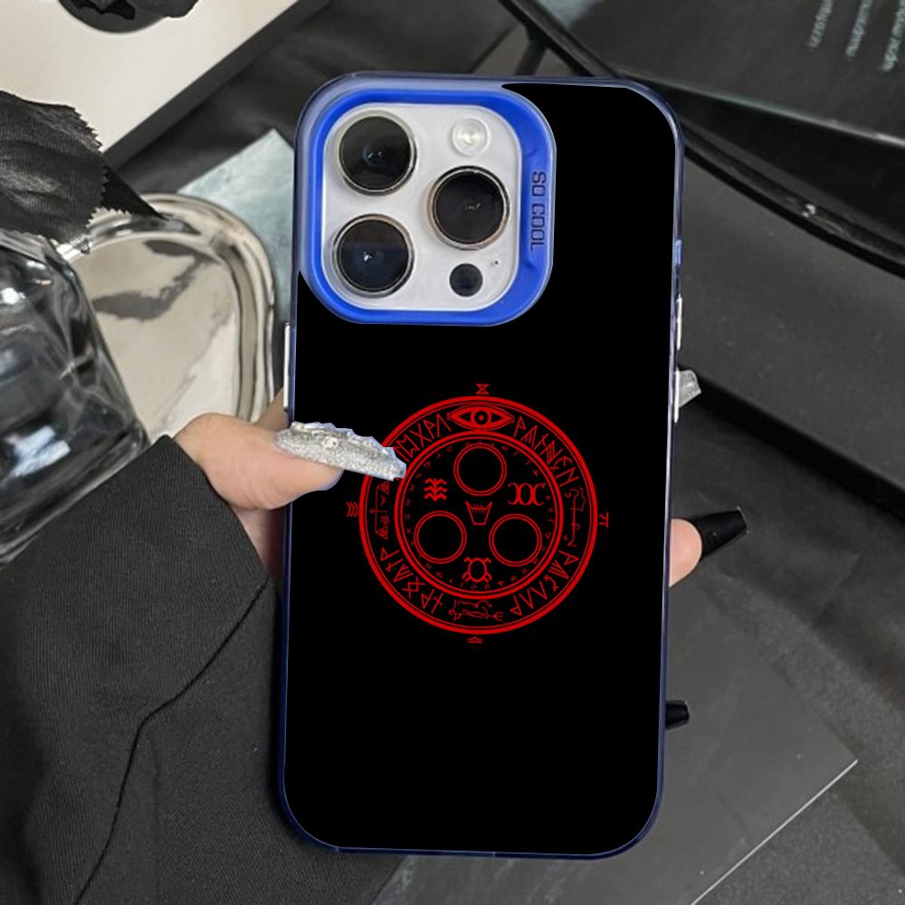 S-Silent Horror Hill Game Phone Case For iPhone 16,15,14,13,12,11,Pro,Max,Plus,Mini,XS,SE Anti Fall Blue Matte Hard Bumper
