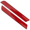 Moderno La Tail Reflector Reflector Seal Motorcycle Custom Slim Paste Seal Reflector KK-023 Red Orange (Red, L Size)
