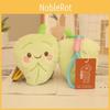 Shaped Miniature Leaf Plush Doll Keychain Pendant School Bag Accessories Decor