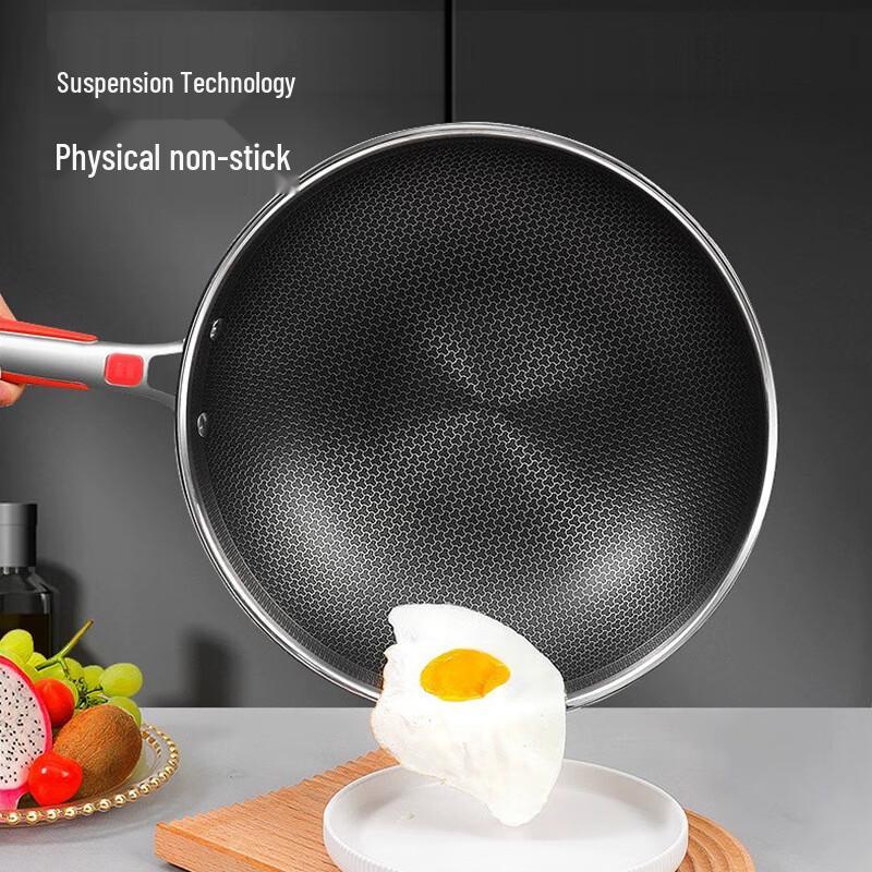 Third Uncle Third Aunt 316 Stainless Steel Wok Set with Lid