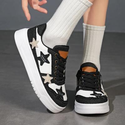 Женские ботинки тренд 2024 Белые кружевные женские кроссовки 2024 Амортизационная обувь на каблуках Детские кроссовки для скейтбординга Белые теннисные теннисные