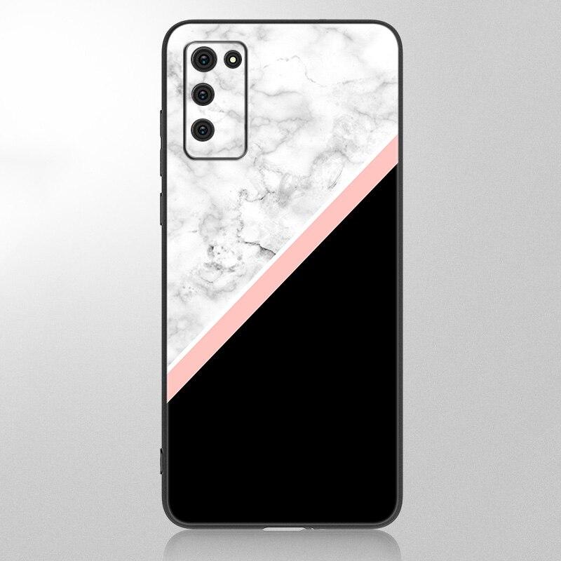 Черный и белый мраморный чехол для Samsung Galaxy A12 A02S A22 A32 A52 A72 A71 A51 A41 A31 A21 A11 A50 A70 A10S A20S черный чехол