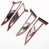 For BMW X1 U11  2024 ABS peach wood Carbon Fiber Car ide Inner Door Handle Bowl Cover Trim Interior Accessories