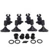 Black 2R2L Ukulele Tuning Pegs Machine Heads Replacement for Ukulele Guitar