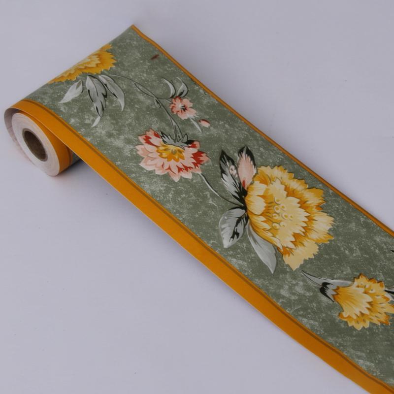 9 метров ПВХ водонепроницаемый линия талии пасторальный стиль самоклеящиеся настенные плинтусы линия обои декор гостиной бордюр настенная наклейка