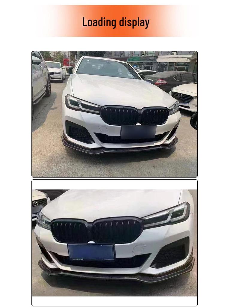Передний сплиттер и диффузор из углеродного волокна для BMW 5 серии G30/G38