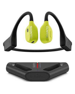 Suunto WING Bone Conduction Wireless Hours IP67 aptX Bluetooth Automatic Sports Safety Japanese Authorized Product Earphones, Open-Ear Headphones,