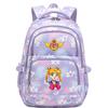Youth Campus Style Cartoon Print Multi-Compartment Lightweight School Backpack Teen Girls Boys