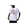 Logo Print Casual Knit Short Sleeve T-Shirt Childrens Kids Tops White FV2530-100