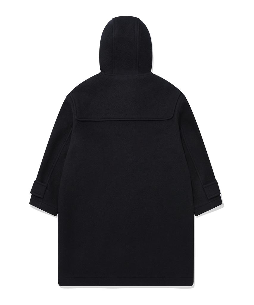 Covernat Wool Duffle Coat Navy