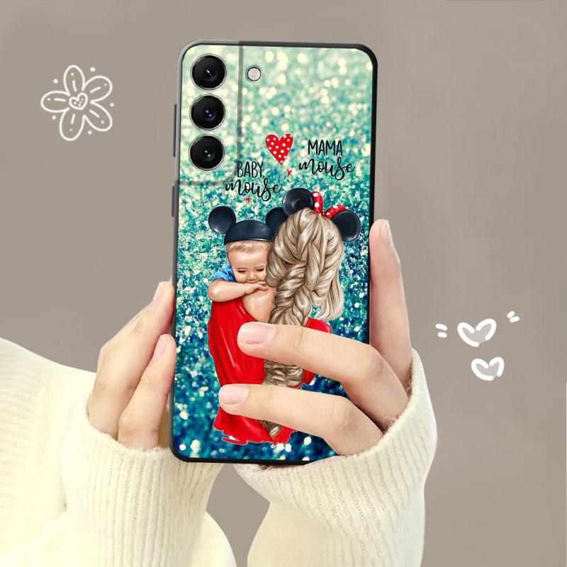 Чехол для Samsung Galaxy S23 S22 S21 S20 Fe Ultra S10 S9 S8 Plus Note 20ultra 10plus, чехол для женщины, ребенка, мамы и девочки