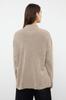 Women's Fashionable Stylish Sweater Mink Wide Fit Window Cut Out Knitwear Sweater