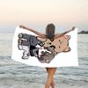 1pc Kpop Team6 Beach Towel, Beach and Seaside Swimming Pool Equipment, Fashion Pattern, Rectangular, Travel Essentials