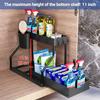 New Kitchen and Bathroom Sink Pull-out Storage Rack, Magical Item Organization, Home Storage Rack