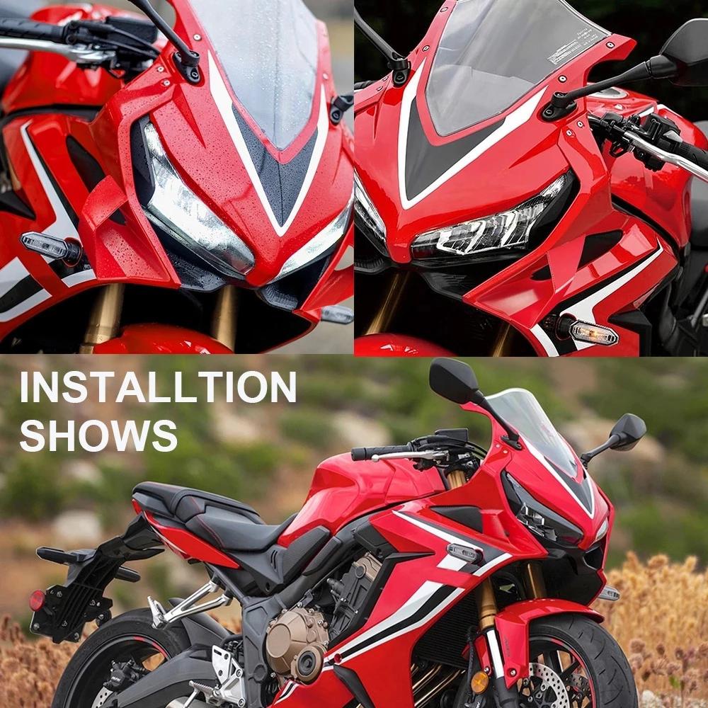 CBR650R CBR 650R 2019-2025 Обтекатель крыла плавника Отделка крышки крыльев мотоцикла Защитный обтекатель крыла ветра для Honda CBR650