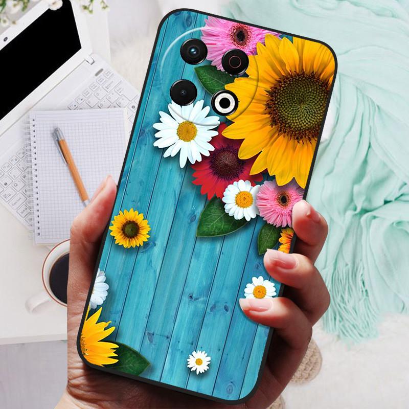 Для чехла Tecno Spark 30 Pro Мягкие силиконовые чехлы для телефона из ТПУ для Tecno Spark 30 KL6 Spark30 Pro KL7 Чехол Бампер Ударопрочный Coque