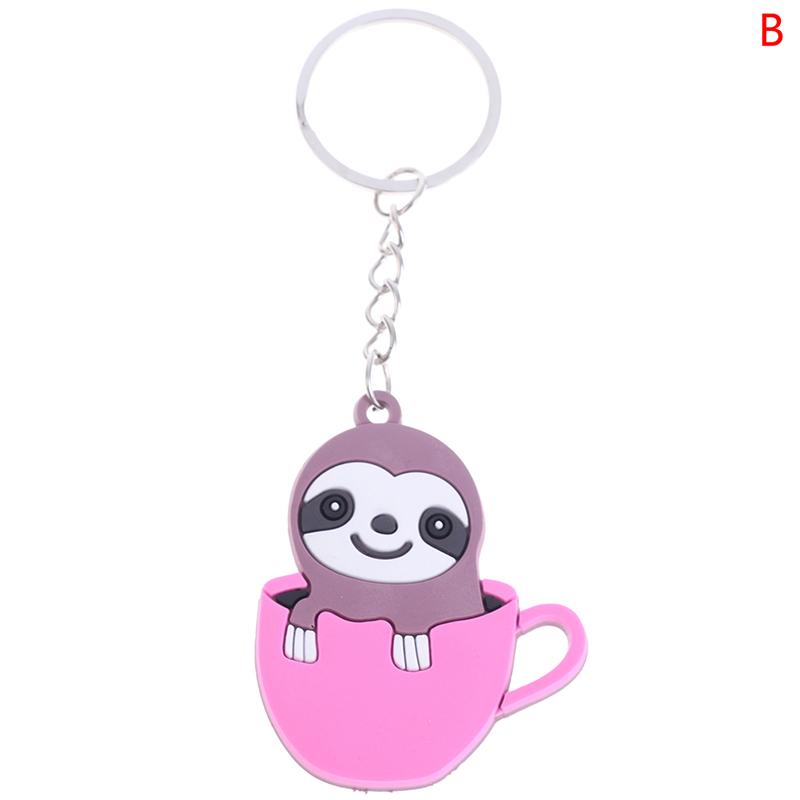 Брелок-подвеска «Сделай сам» из ПВХ «Ленивый», держатель для ключей, подарочная сумка для украшений, телефон, декор