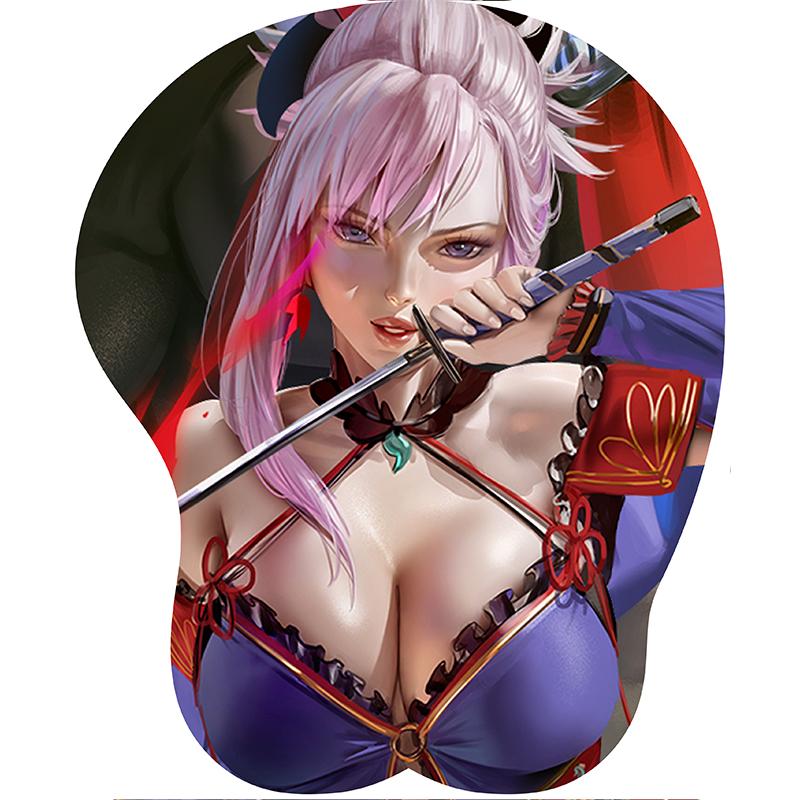 Аниме сексуальный коврик для мыши ilicone 3D коврик для мыши с грудью силиконовый коврик для запястья аниме коврик для мыши нагрудная мышь ручной ПК офисный комикс коврики для мыши