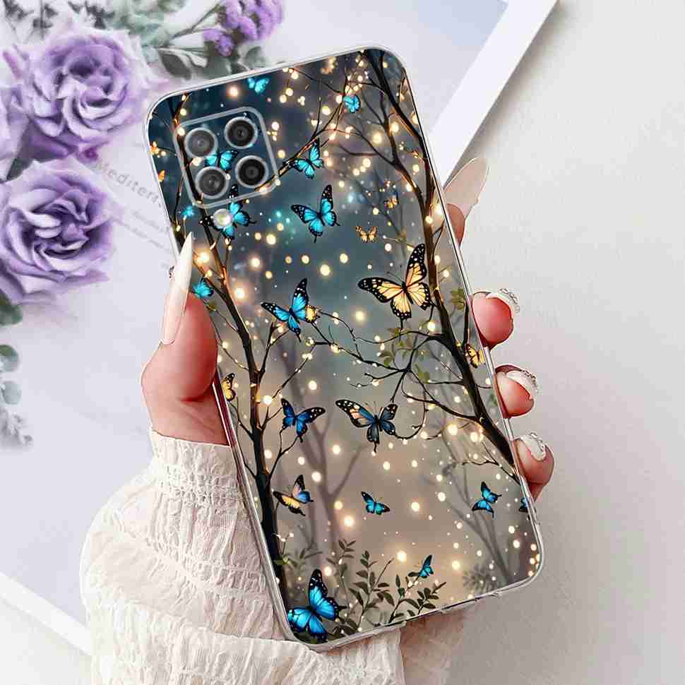 Чехол для Samsung Galaxy A42 5G Популярный узор Цветы Мягкий силикон ТПУ Чехол-бампер для Samsung a42 A42 6.6" SM-A426B Модный корпус